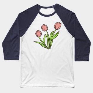 Tulips Baseball T-Shirt